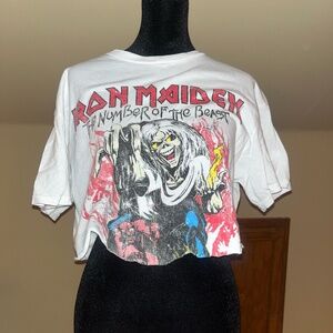Iron Maiden Crop T-shirt